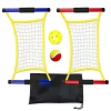 Über diesen Artikel FUN TOY: mono fling set für Kinder, Jugendliche, Familien und perfekt für drinnen und draußen, Hinterhof, Strand und Heckklappe Spiel oder Aufenthaltsräume. GROSSARTIGE ENTWICKLUNG: Dieses Ballwurfspiel bietet eine großartige Möglichkeit, die Hand-Augen-Koordination zu entwickeln, es stärkt die Hand- und Armmuskeln und ist einzigartig und macht Spaß zu spielen. OUTDOOR GAMES KEEP KIDS ACTIVE: hilft Kindern, aktiver und sozialer zu werden: Kinder verbessern nicht nur ihre zwischenmenschlichen Fähigkeiten, sondern lernen auch wertvolle Lektionen über Teamgeist und gesunden Wettbewerb: ein Kind kann lernen, dass ein gesunder Wettbewerb und nicht das Gewinnen das Wichtigste ist. SPIELE FÜR KINDER: können dazu beitragen, die körperlichen und geistigen Energien eines Kindes positiv zu kanalisieren. Kinderspiele können auch dazu beitragen, dass ein Kind seine Konzentrationsfähigkeit verbessert und lernt, wie wichtig es ist, eine Aufgabe zu erledigen: Sie können ihr Selbstwertgefühl verbessern. INHALT: 2 Abschussnetze, 1 Tennisball, 1 Pickle-Ball