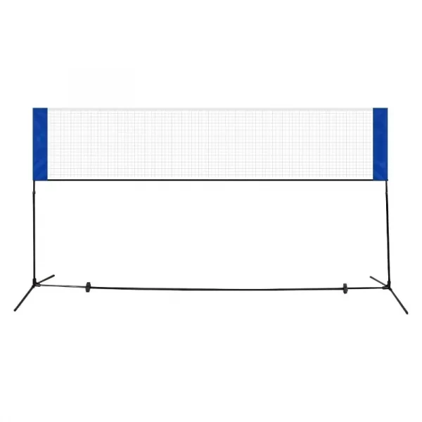 Höhenverstellbares, tragbares Badmintonnetz-Set Wettkampf-Multisport-Netz für drinnen und draußen Höhenverstellbares, tragbares Badmintonnetz-Set Wettkampf-Multisport-Netz für drinnen und draußen