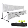 Pickleball Netz Räder höhenverstellbares tragbares Netz