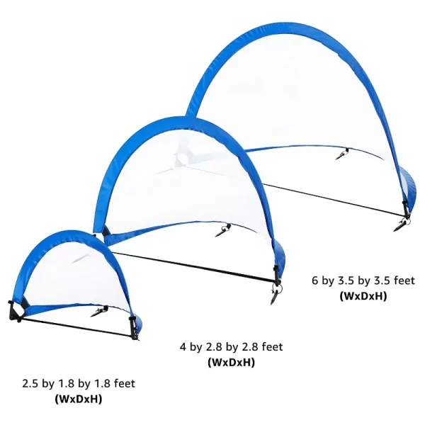 Basics Pop-Up Soccer Goal Net Set with Carrying Case Basics Pop-Up Soccer Goal Net Set with Carrying Case