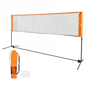 Volleyball-Netz für Kinder,Tennis-Netz-Set für Kinder,Badminton-Netz-Set,Tennis-Netz,Multi-Sport-Netz für Pickleball,Volleyball,Fußball,Tennis für Indoor Outdoor mit Tragetasche
