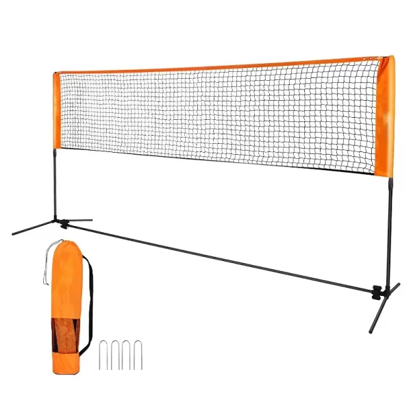 Filet de volley-ball pour enfants, filet de tennis pour enfants, filet de badminton, filet de tennis, filet multisports pour pickleball, volley-ball, soccer, tennis pour l'intérieur et l'extérieur avec sac de transport. Filet de volley-ball pour enfants, filet de tennis pour enfants, filet de badminton, filet de tennis, filet multisports pour pickleball, volley-ball, soccer, tennis pour l'intérieur et l'extérieur avec sac de transport.