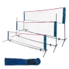 Höhenverstellbares, tragbares Badmintonnetz-Set Wettkampf-Multisport-Netz für drinnen und draußen Höhenverstellbares, tragbares Badmintonnetz-Set Wettkampf-Multisport-Netz für drinnen und draußen