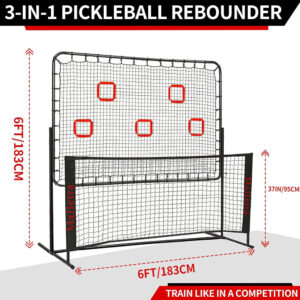 Rete rimbalzante regolabile per pickleball