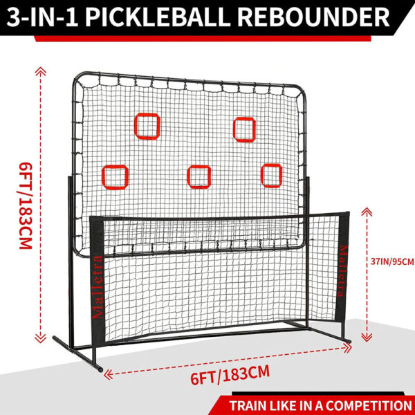 Rete rimbalzante regolabile per pickleball Rete rimbalzante regolabile per pickleball