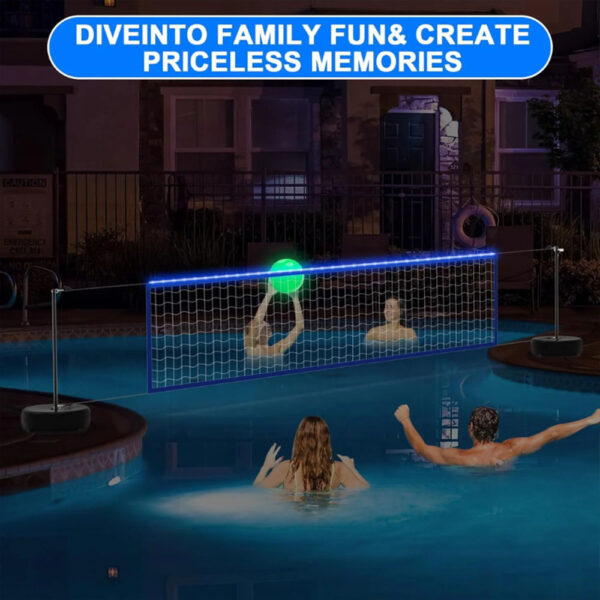 Colorful LED Volleyball Net