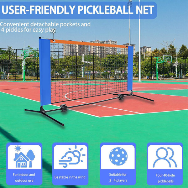 Rede de pickleball portátil de 5 pés Rede de pickleball portátil de 5 pés