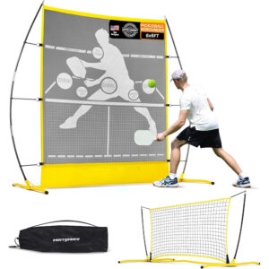 Rede portátil de rebote de pickleball de 6x6 pés Rede portátil de rebote de pickleball de 6x6 pés