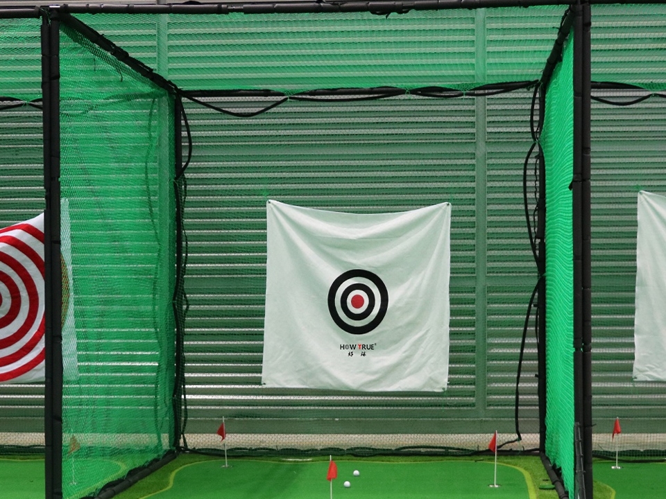 Grünes Golf-Schlagnetz