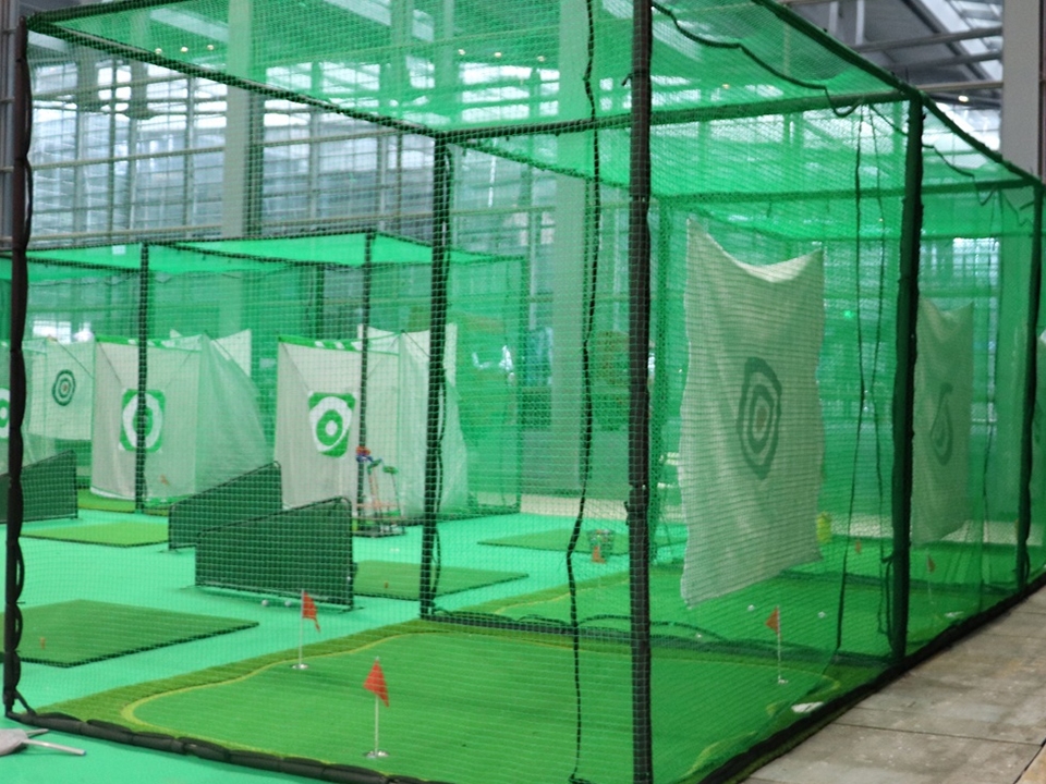 Grünes Golf-Schlagnetz