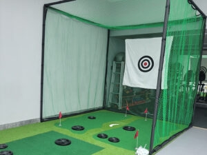 Green Golf Hitting Net