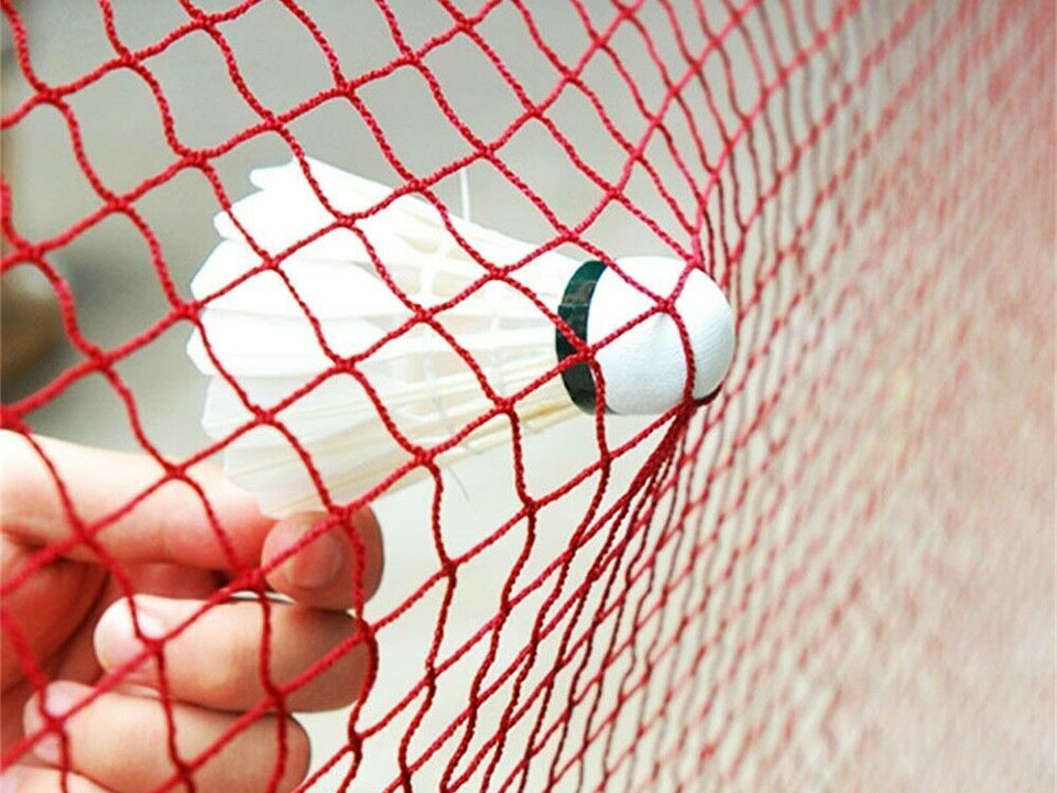 Hochwertige, maßgeschneiderte, tragbare Sport-Badmintonnetze Faltbares Netz PE Nylon