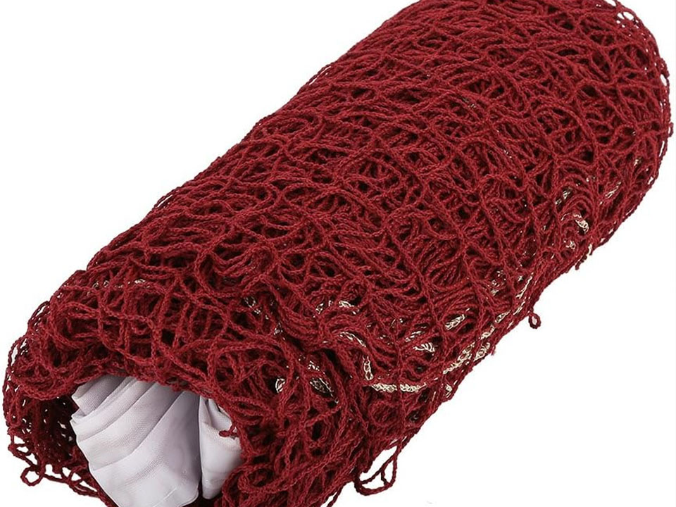 Hochwertige, maßgeschneiderte, tragbare Sport-Badmintonnetze Faltbares Netz PE Nylon