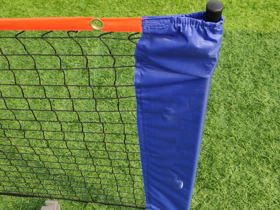 Tragbares Badminton- und Tennisnetz aus Polyethylen