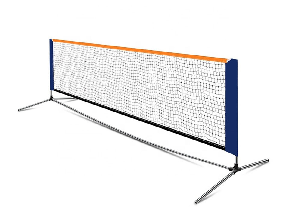 Tragbares Badminton- und Tennisnetz aus Polyethylen