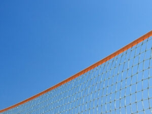 Red de competición de voleibol estándar duradera, engrosada y reforzada