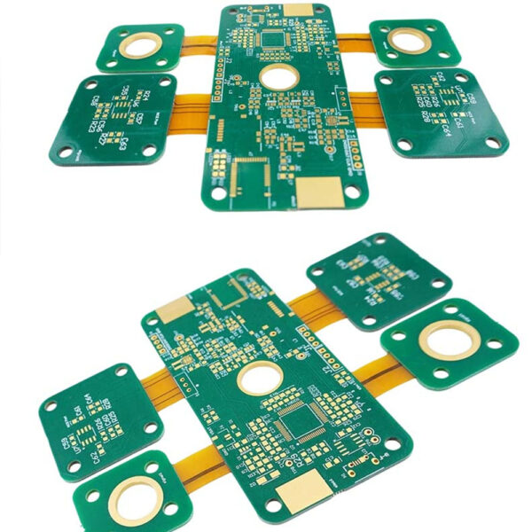 Multilayer Rigid-Flex FPC PCB With Gold Rings OEM Supplier