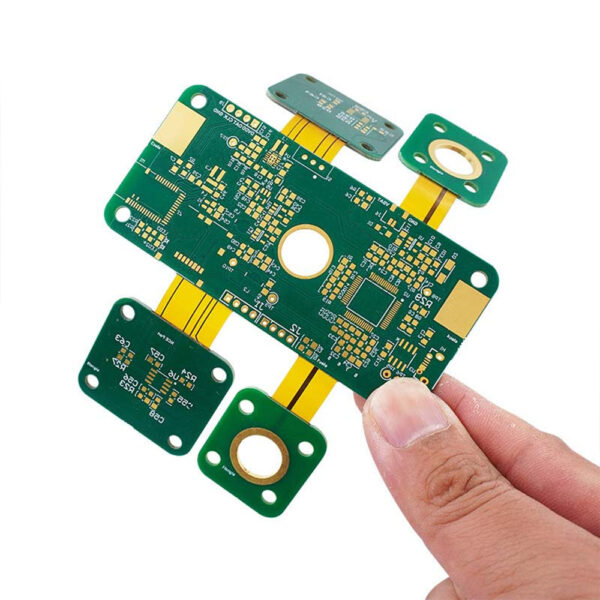 Multilayer Rigid-Flex FPC PCB With Gold Rings OEM Supplier