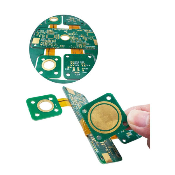 Multilayer Rigid-Flex FPC PCB With Gold Rings OEM Supplier