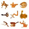OEM Supplier Flexible FPC Prototype Cable Gold Finger Pads