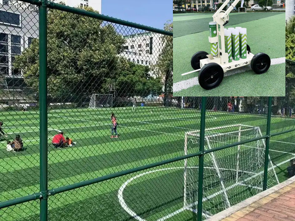 Tennis fence court dedicated stadium