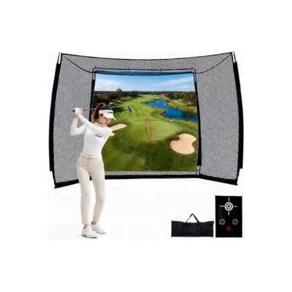 Red para recinto de simulador de golf de 10x8 pies