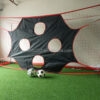 Portable Soccer Goal with 4-Hole Target Sheet (1) Portable Soccer Goal with 4-Hole Target Sheet