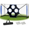 Portable Soccer Goal with 4-Hole Target Sheet Portable Soccer Goal with 4-Hole Target Sheet