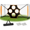 Portable Soccer Goal with 4-Hole Target Sheet Portable Soccer Goal with 4-Hole Target Sheet