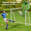 Powder-Coated Steel Soccer Goal Set Powder-Coated Steel Soccer Goal Set