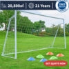 Powder-Coated Steel Soccer Goal Set Powder-Coated Steel Soccer Goal Set